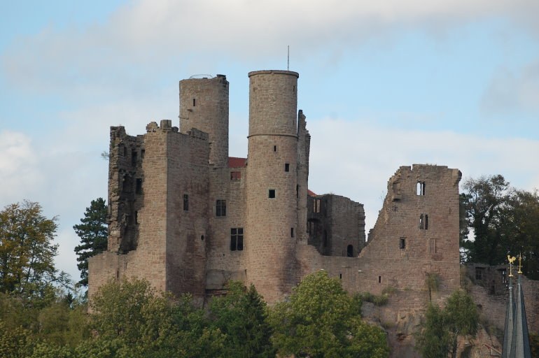 Burg Hanstein aufgenommen vom Friesenbach