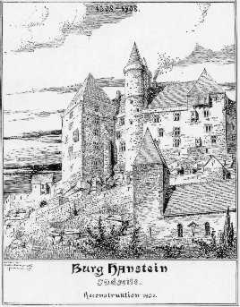 Rekonstruktion Burg Hanstein